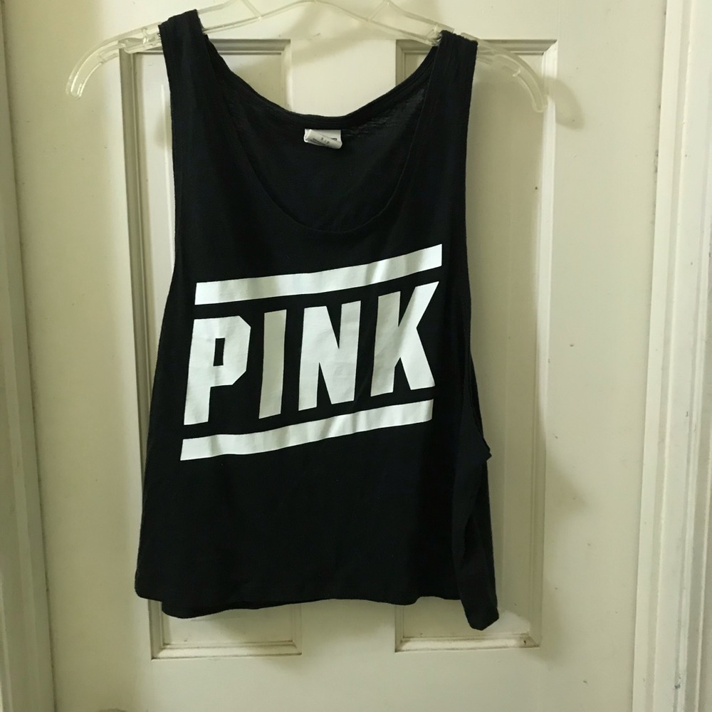 pink tank top